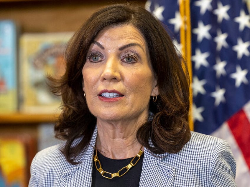 new york gov kathy hochul assigns 250 national guard members to fast track illegals to work permits