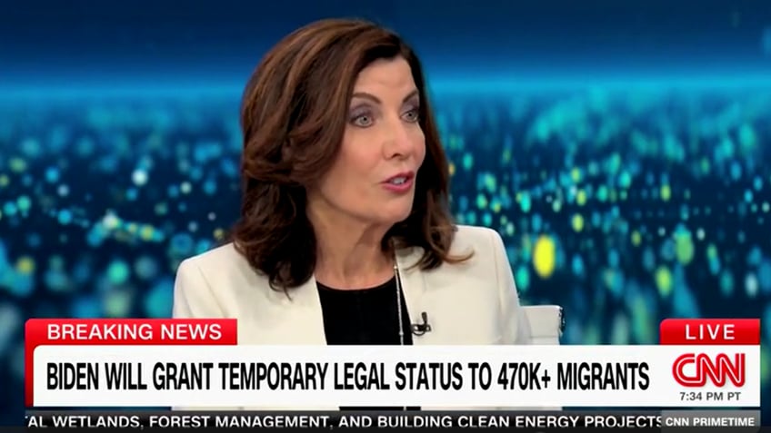 new york governor has liberal platitudes thrown back in her face after telling migrants to go somewhere else