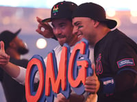 New York Mets players throw wild postgame 'OMG' concert on the field