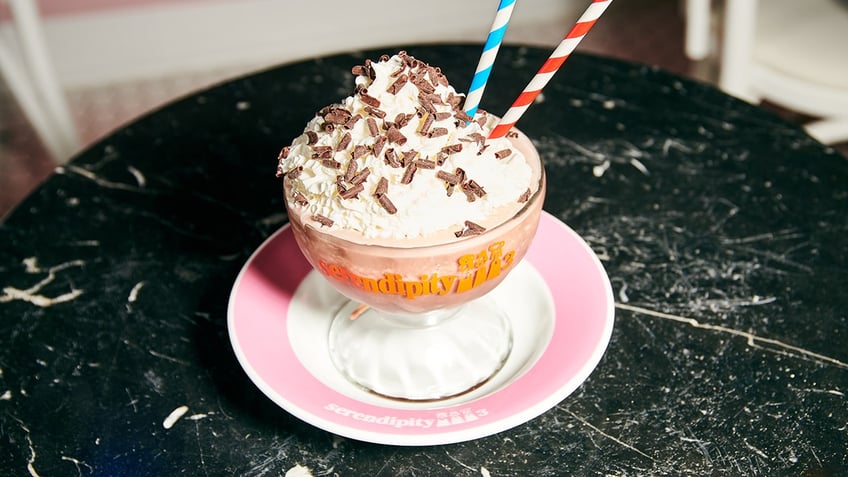 Frozen hot chocolate