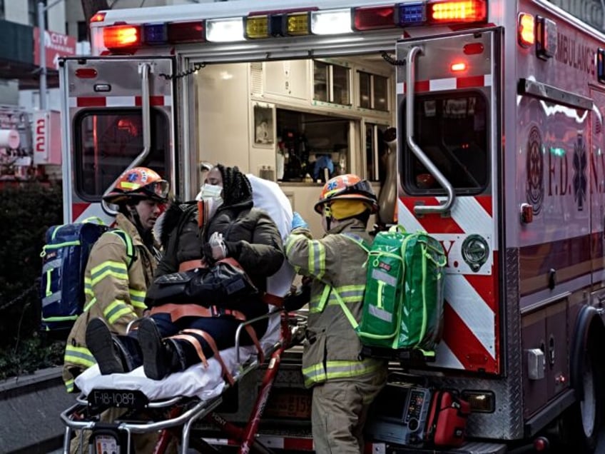 Emergency workers respond to a train derailment/collision on the 123 Line near W. 96th St. Thursday, Jan. 4, 2024 in Manhattan. (Barry Williams for New York Daily News)