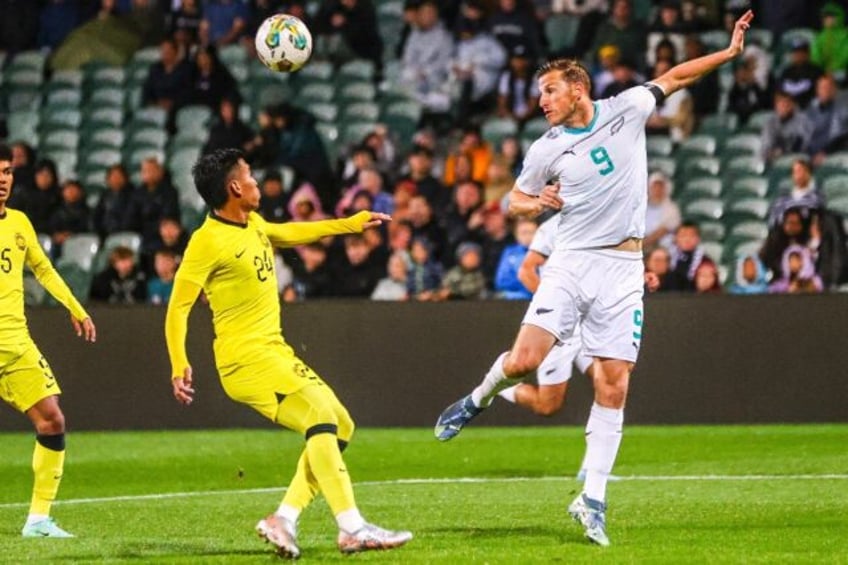 Chris Wood in action for New Zealand last month