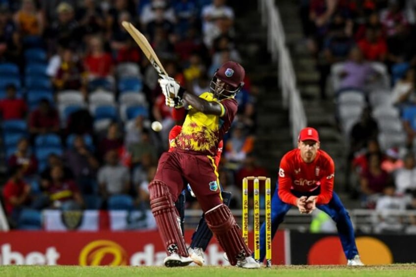 Sherfane Rutherford's unbeaten 68 powered the West Indies to victory over New Zealand in t