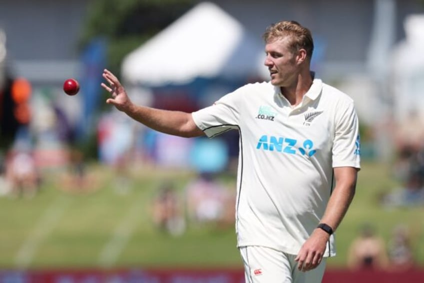 New Zealand's Kyle Jamieson ensured the visitors were unable to launch an unlikely fightback on day four, taking 4-58