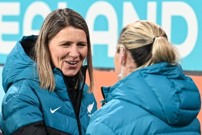 New Zealand women's head coach Jitka Klimkova (L) will not lead the team at the Paris Olym