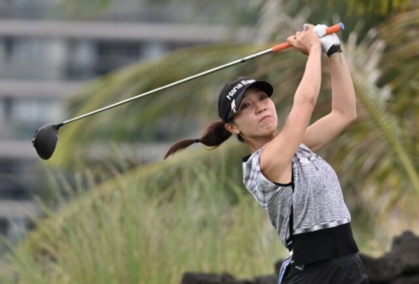 New Zealand's Lydia Kois in a share of the lead at the Blue Bay LPGA in China