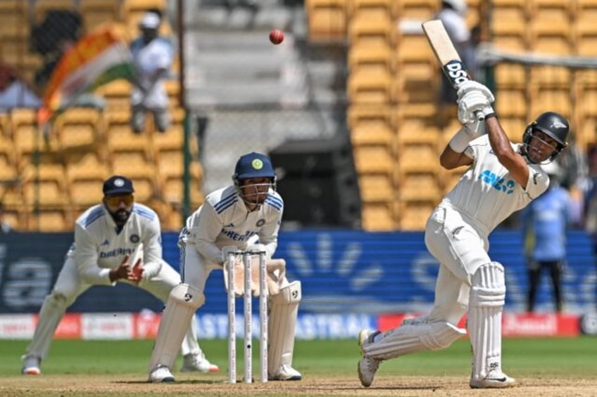 New Zealand's Rachin Ravindra said he was proud to have scored a century with his father w