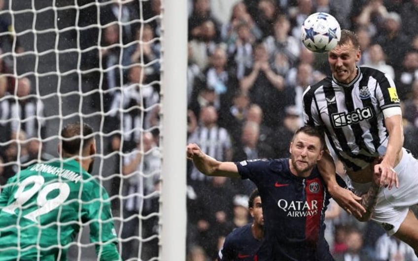 newcastle thrash psg on champions league homecoming