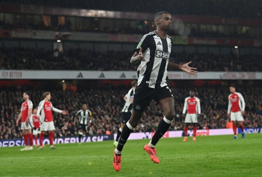 Alexander Isak opened the scoring for Newcastle