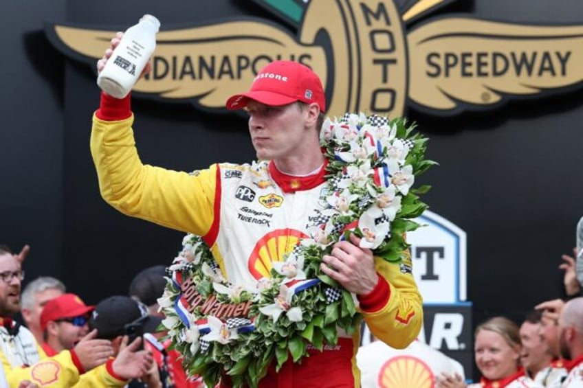 Josef Newgarden of Team Penske won the Indianapolis 500 at Indianapolis Motor Speedway on