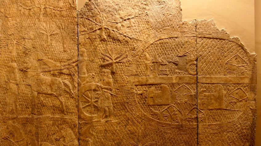 Stone panels from the walls of the Assyrian Emperor Sennacherib’s palace
