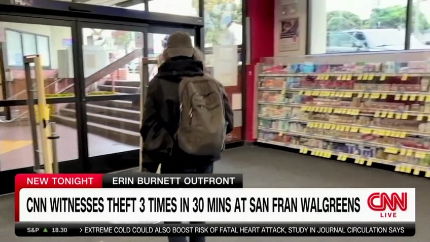 news crew in san francisco watches live as man brazenly steals from a walgreens did that guy pay