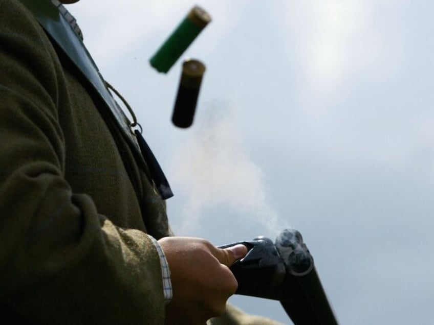 PEEBLES, SCOTLAND - AUGUST 11: Gamekeeper Kyle Hogg prepares for tomorrow's start of the g