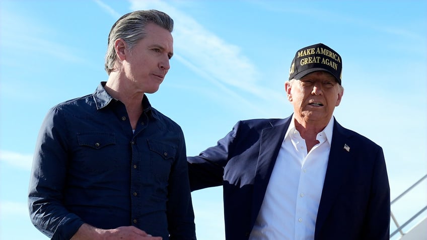 President Donald Trump meets California Governor, Gavin Newsom where they will discuss the wildfires