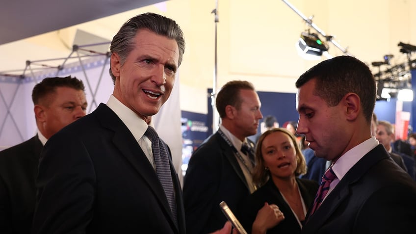 newsom claims desantis took bait in agreeing to debate guy who isnt even running for president