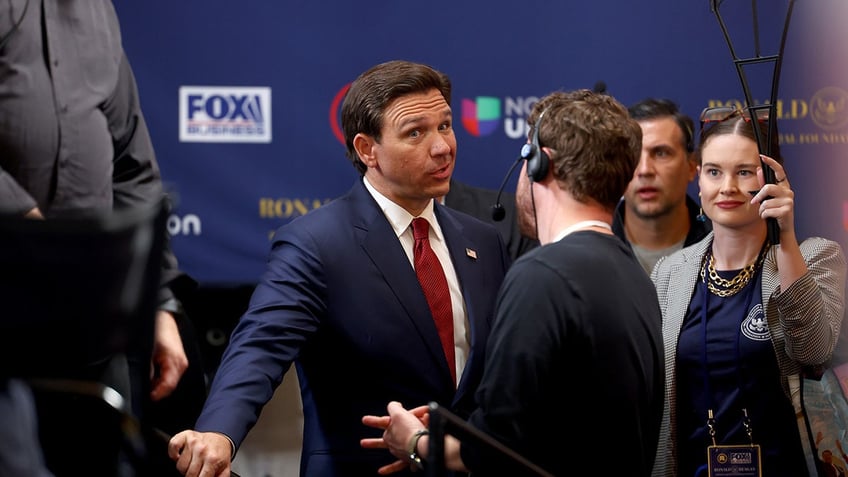 newsom claims desantis took bait in agreeing to debate guy who isnt even running for president