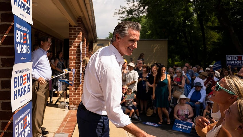 Newsom in Doylestown