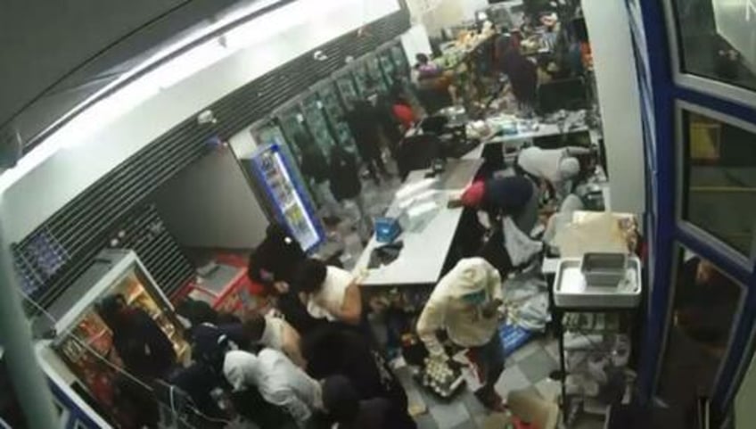 newsoms california flash mob robs ransacks bay area mini mart causing 100000 in damage