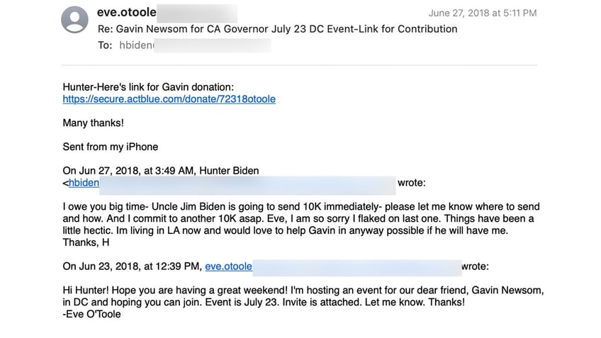 newsoms longtime ties to hunter biden emerge after he justifies his business deals heres my direct email