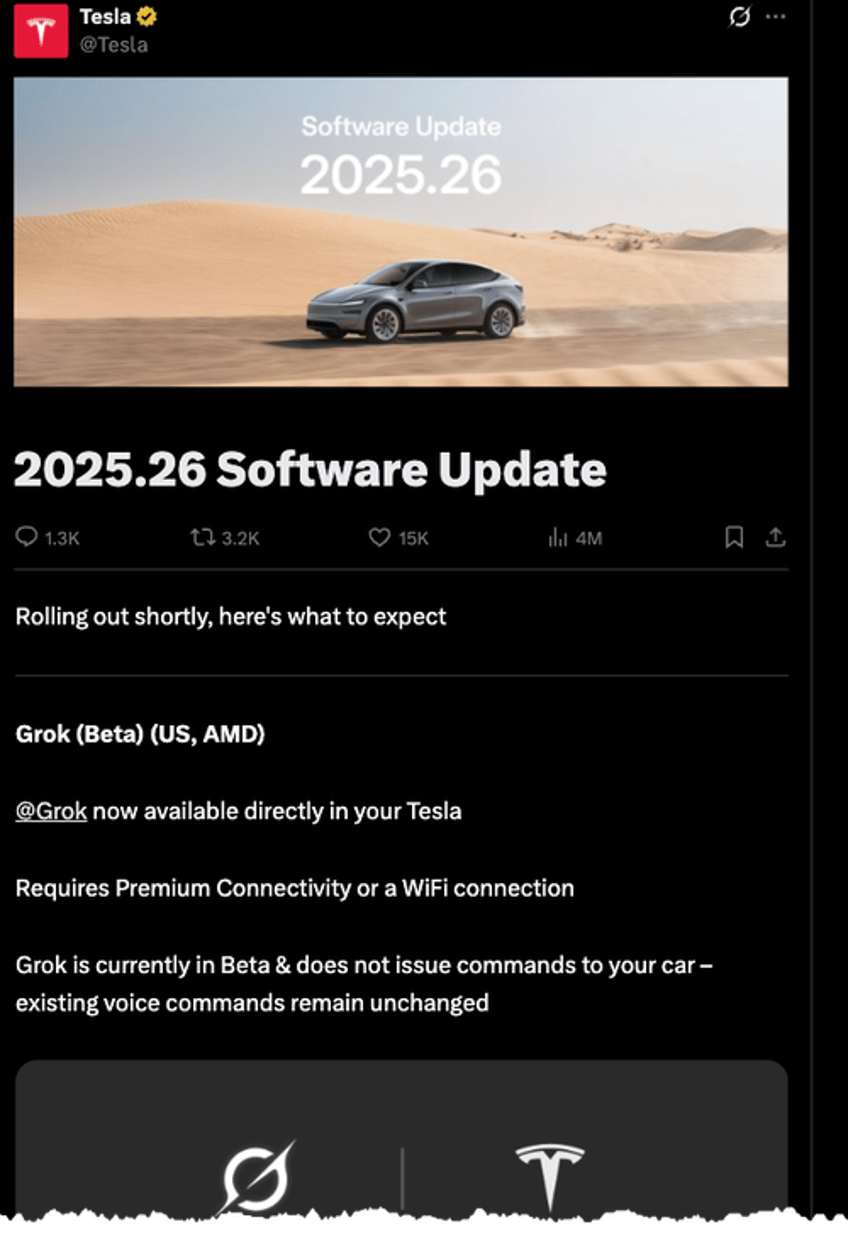 next auto revolution tesla integrates grok ai chatbot in vehicles 