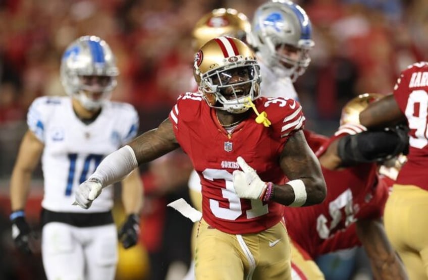 Free agent defensive back Tashaun Gipson, celebrating a forced fumble in an NFL playoff ga