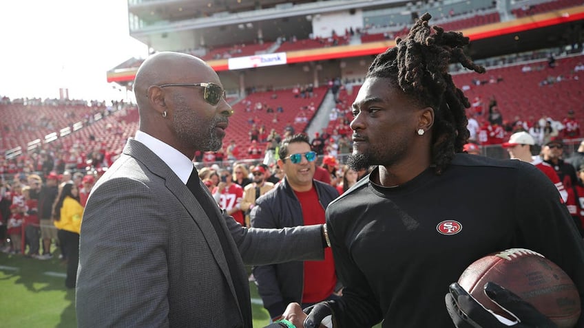 nfl legend jerry rice predicts exceptional season for 49ers believes emergency qb rule will help team