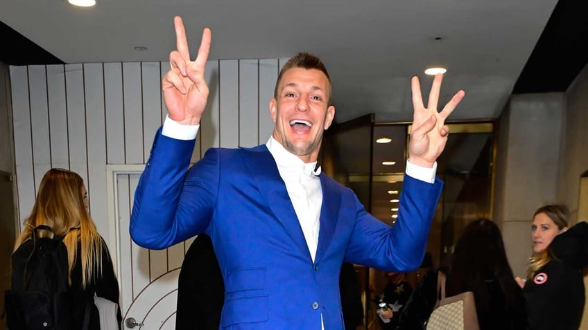 Rob Gronkowski in NYC