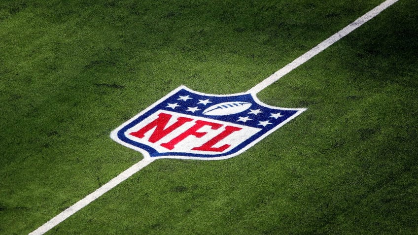 NFL logo on field