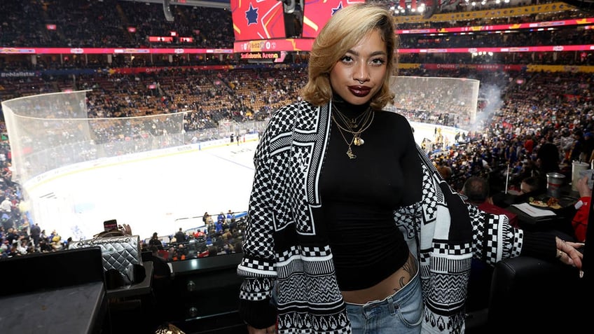 Kiana Lede poses at Scotiabank Arena