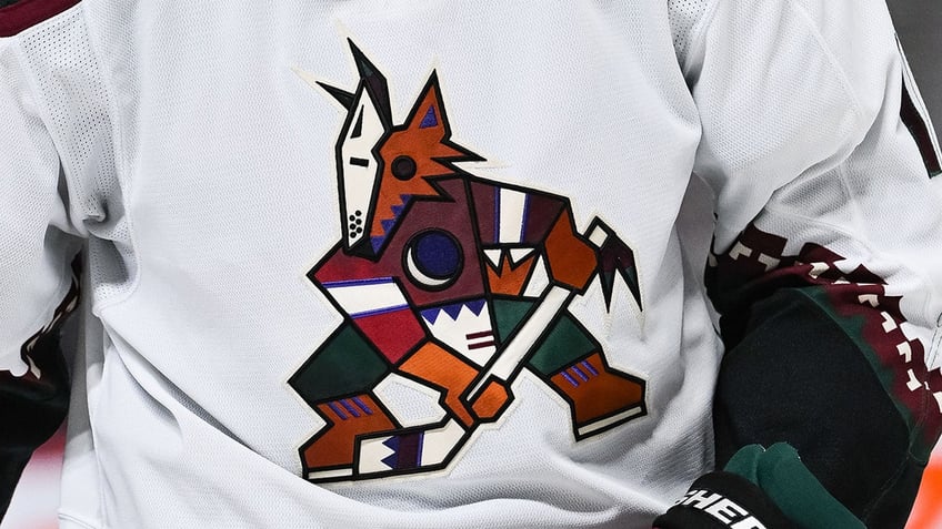 View of an Arizona Coyotes jersey