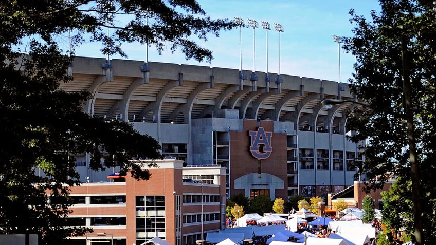 General view of Jordan-Hare Stadium