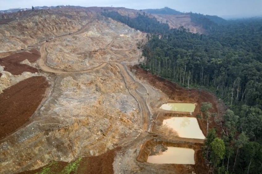The lush jungle of Halmahera Island in Indonesia has been eaten away by the world's larges