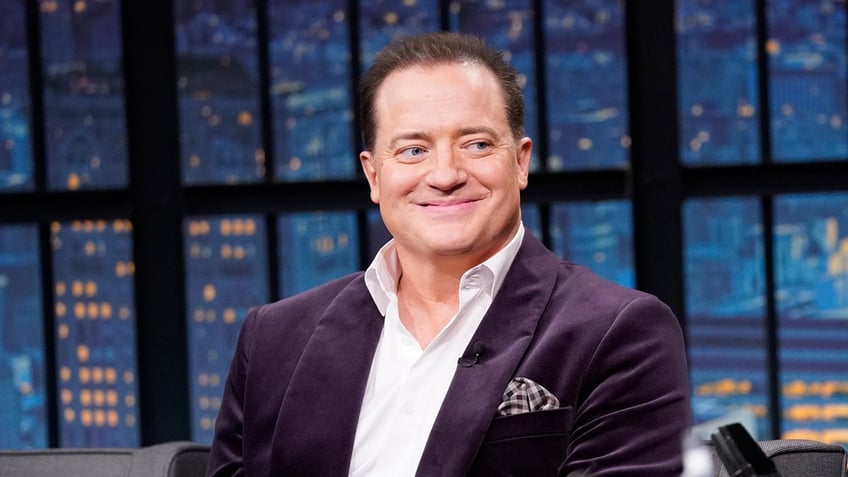 Brendan Fraser on Seth Meyers show