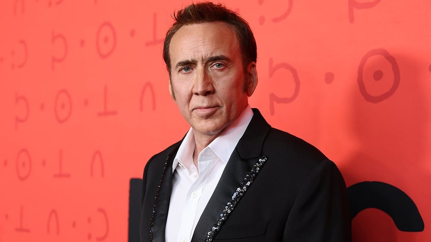 Nicolas Cage at the premiere of "Longlegs."