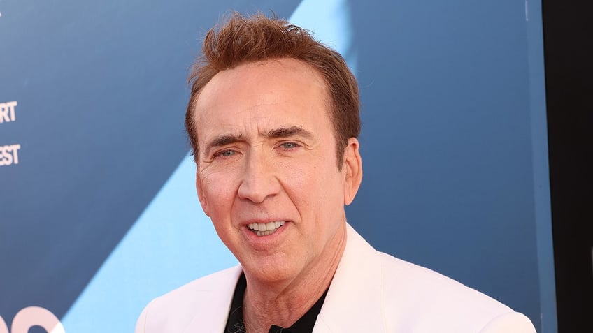 Close up of Nicolas Cage