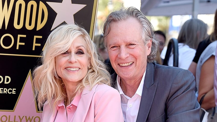 Judith Light wears pink top at Hollywood Walk of Fame ceremony with husband Robert Desiderio