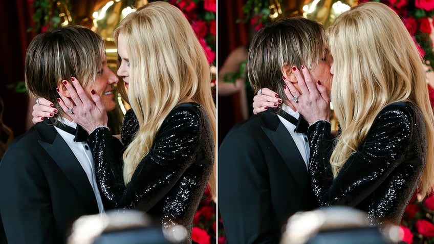 Nicole Kidman and Keith Urban at the Oscars in 2023