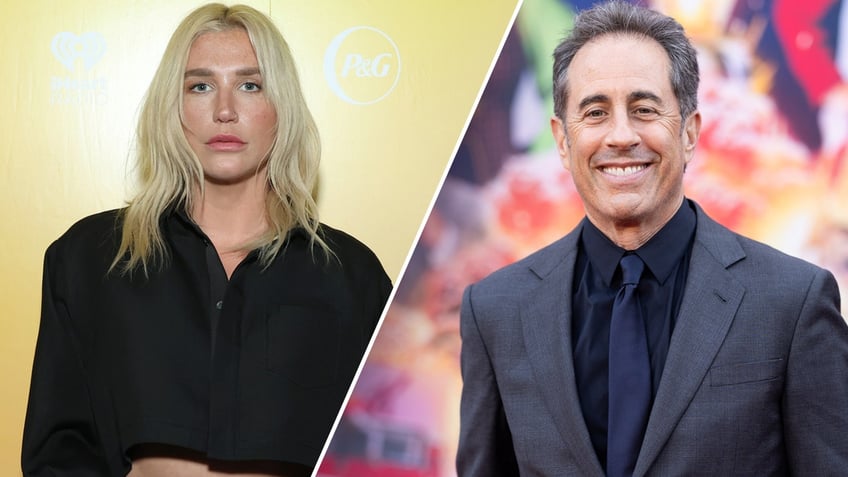 Kesha and Jerry Seinfeld split