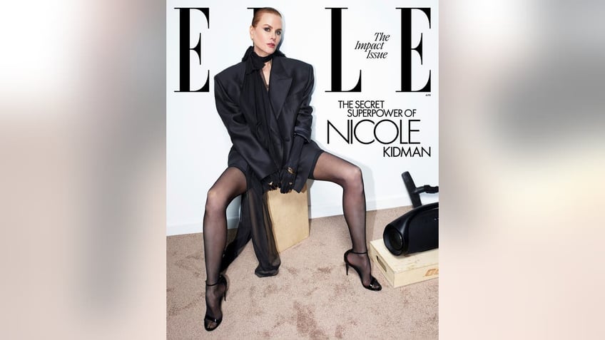 Nicole Kidman on the cover of Elle magazine
