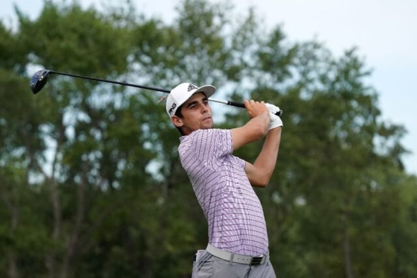 Joaquin Niemann of Chile beat Spaniard Sergio Garcia in a playoff to win LIV Mayakoba on Sunday.