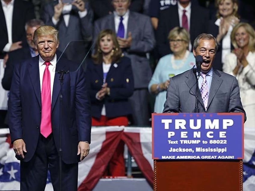 nigel farage to trump rally you can beat the pollsters… you can beat washington