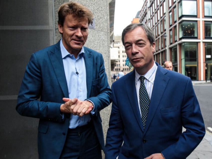 LONDON, ENGLAND - SEPTEMBER 20: MEP and former leader of the UK Independence Party Nigel F