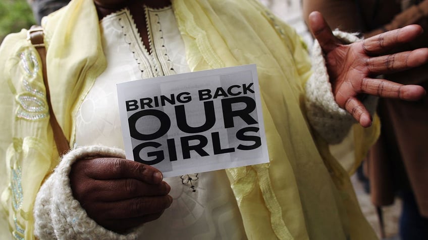 'Bring back our girls' sign