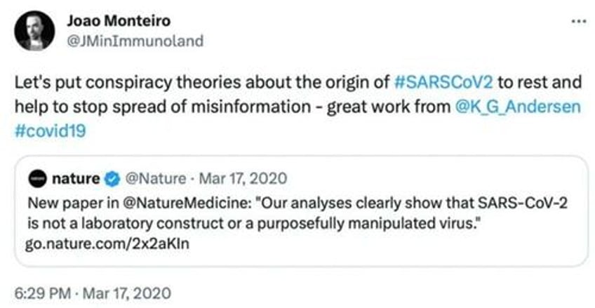 nih nixes fauci pet project as scripps kristian andersen fixes to flee the country