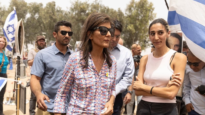 Nikki Haley visits Hamas attack survivors in Israel