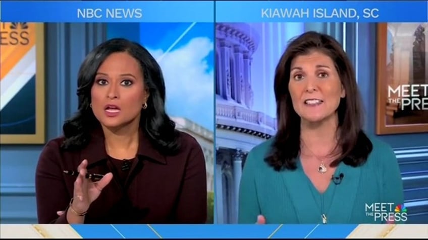 nikki haley clashes with nbc anchor over biden iran deal after hamas attack on israel