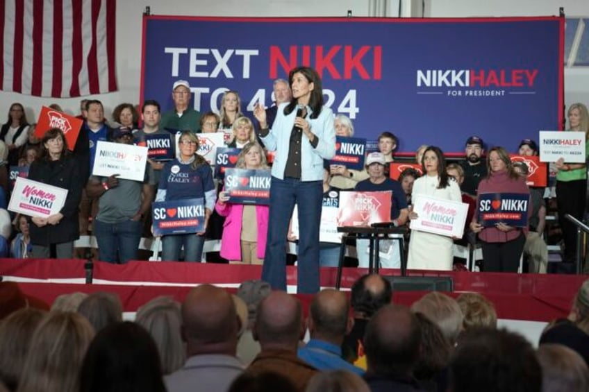 nikki haley draws the largest crowd of her campaign in her home state of south carolina