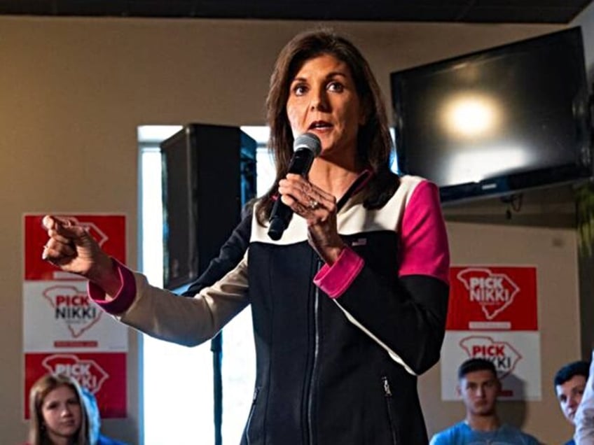 Primary candidate and former South Carolina governor Nikki Haley was featured in the opening skit on Saturday Night Live, two days after speaking to supporters at Docís Barbeque in Columbia on Thursday, February, 2024.