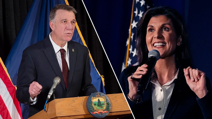 Nikki Haley and Vermont Gov. Phil Scott