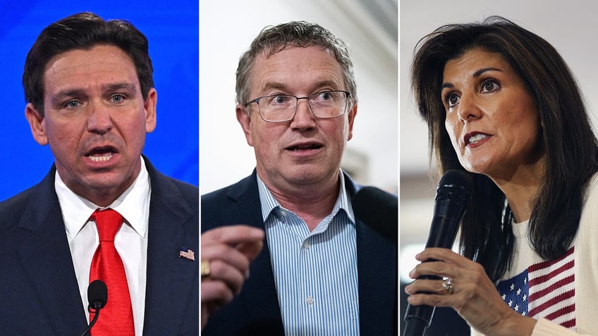 Ron DeSantis, Thomas Massie, Nikki Haley